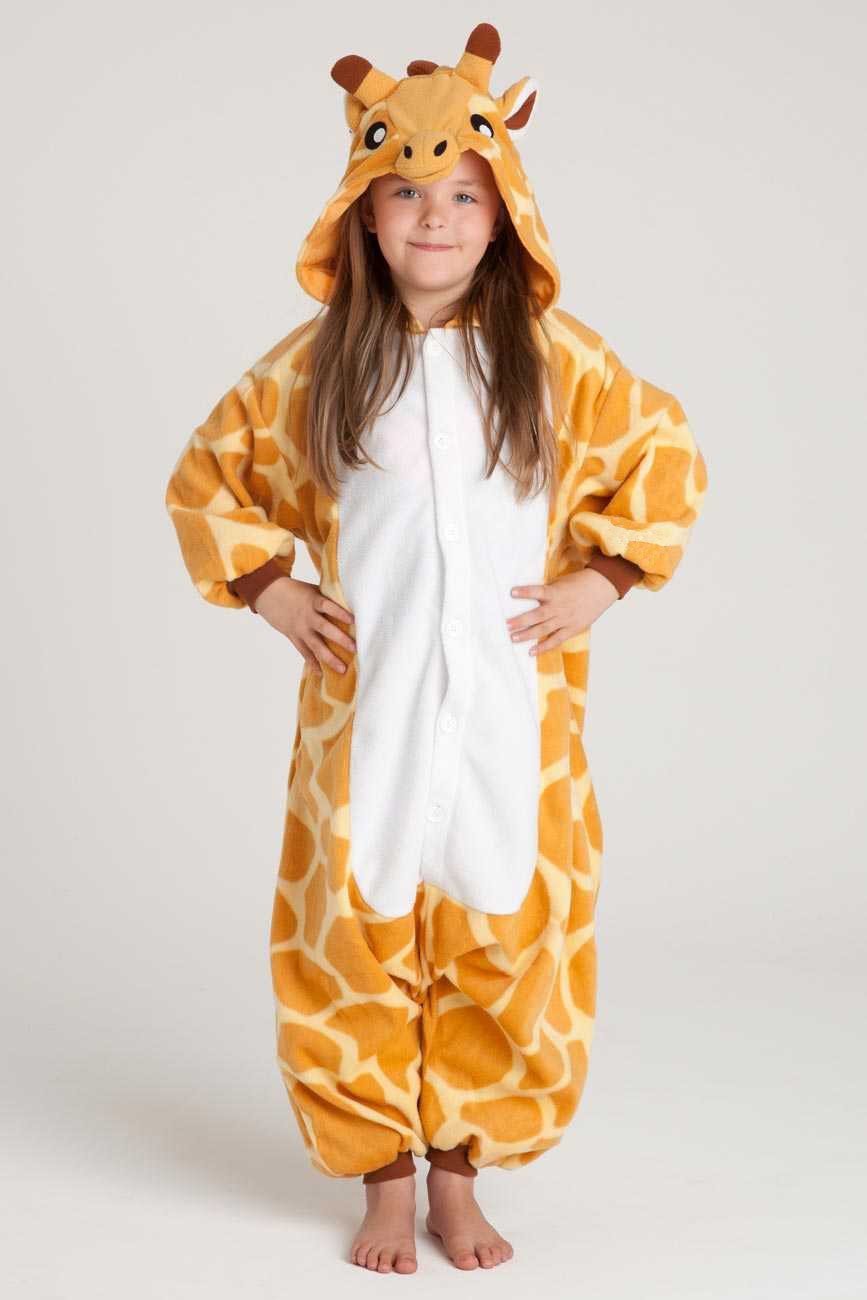 BuyKids Onesies Hoodie Giraffe Animal Pajamas Kigurumi Costume Now Cheaper With 3 - 5 Days Ship - PajamasBuy