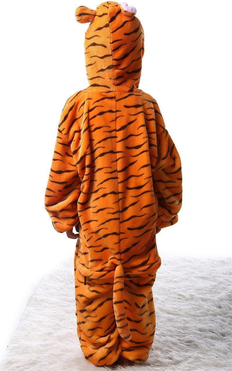 Kids Onesies Hoodie Tigger Animal Pajamas Kigurumi Costume - Pajamasbuy