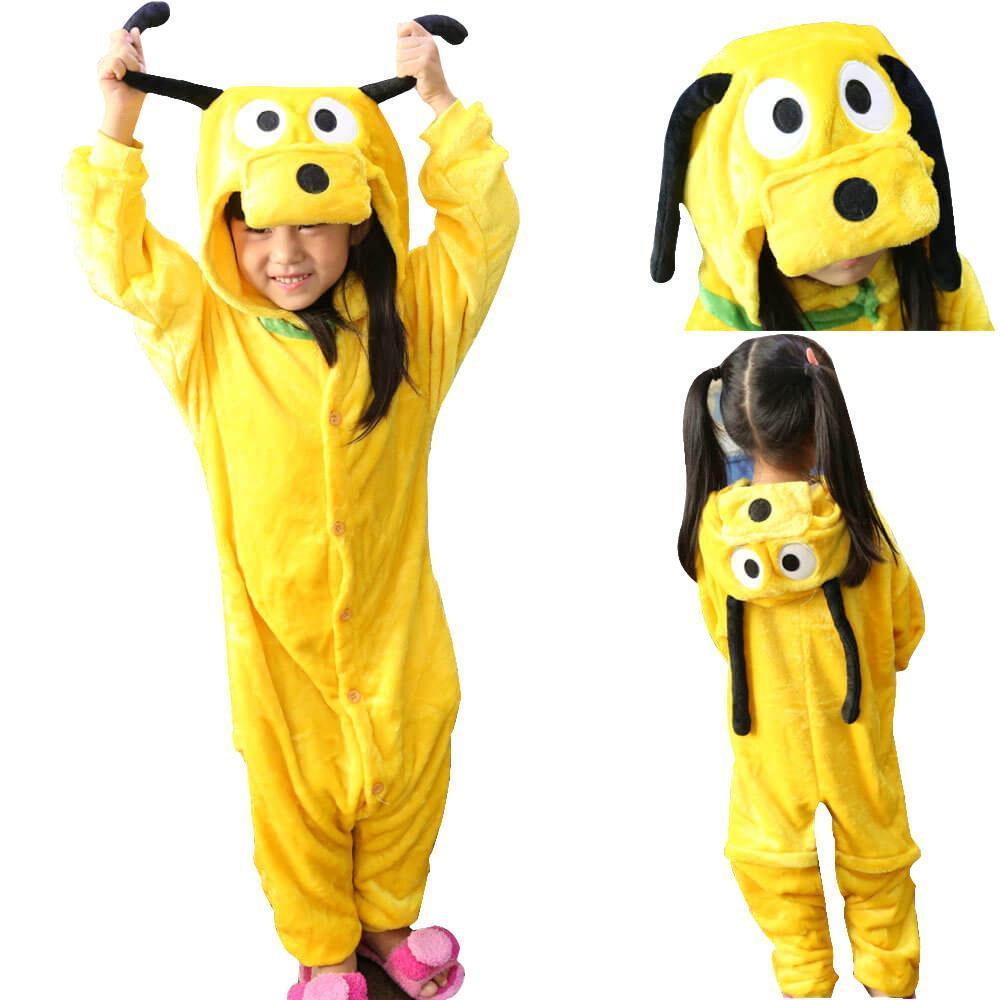 BuyKids Pluto Dog Onesies Kigurumi Hoodie Animal Pyjama Costume Now Cheaper With 3 - 5 Days Ship - PajamasBuy