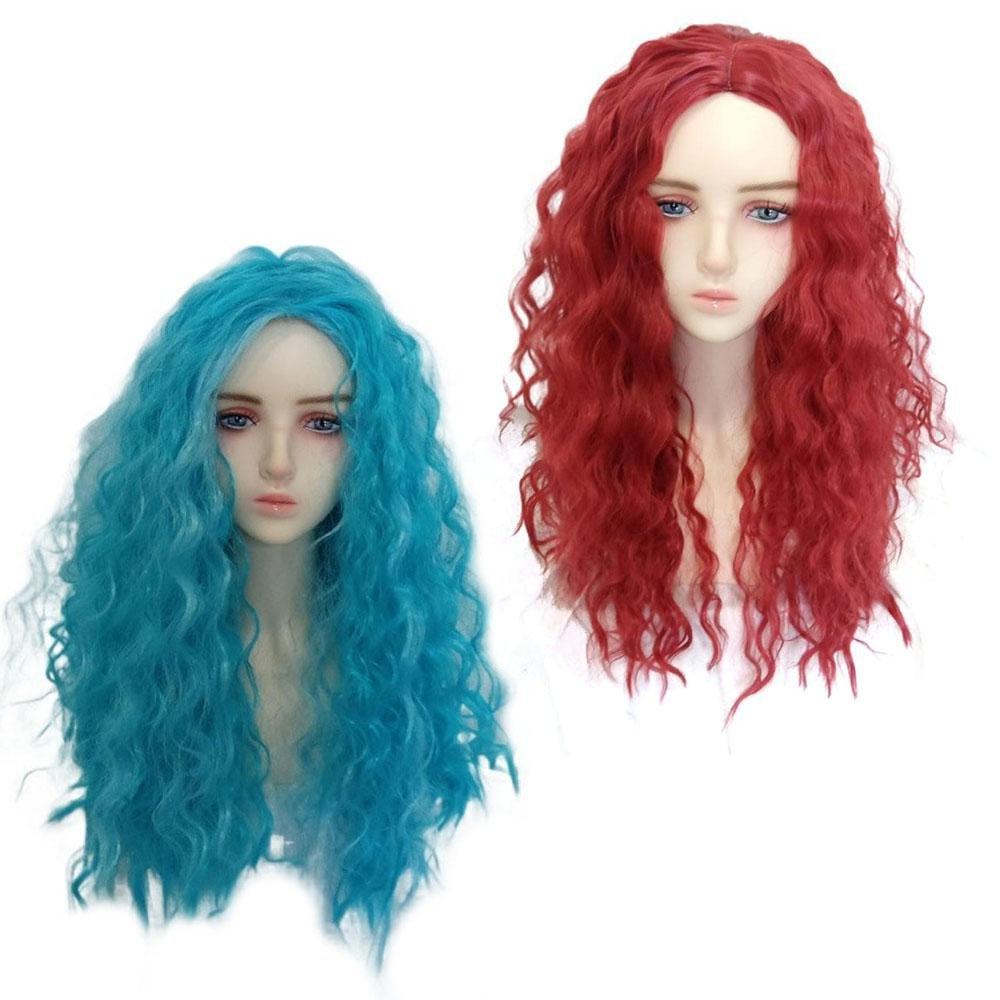 Kids' Uliana Costume Blue and Red Wig - Descendants 4: The Rise of Red - Pajamasbuy