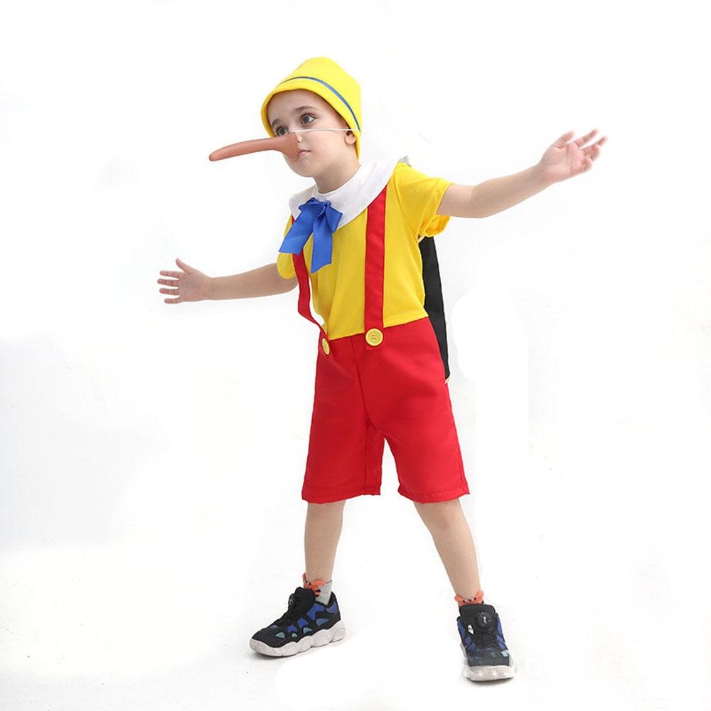 BuyLong nose Pinocchio Set Halloween Carnival Cosplay Costume For Kids Now Cheaper With 3 - 5 Days Ship - PajamasBuy