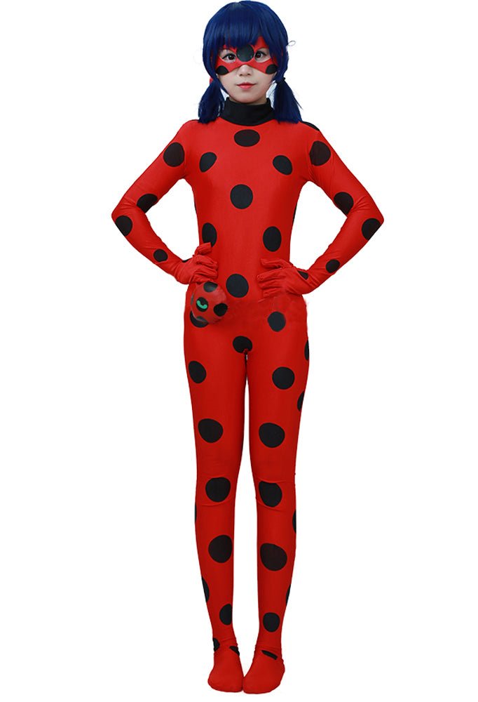 BuyMarinette Dupain Cheng Miraculous Ladybug Cosplay Adult Costume Zentai Kids Now Cheaper With 3 - 5 Days Ship - PajamasBuy