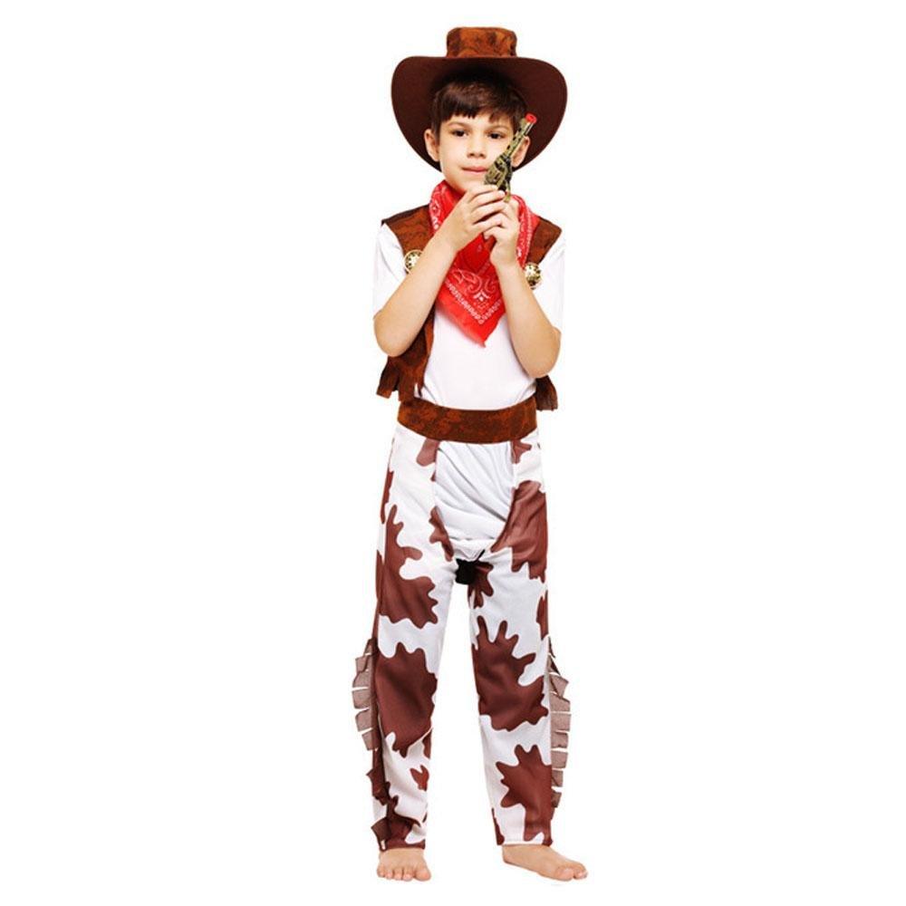 Matching outfit classic wild west fancy dress western cowboy stage costume - Pajamasbuy