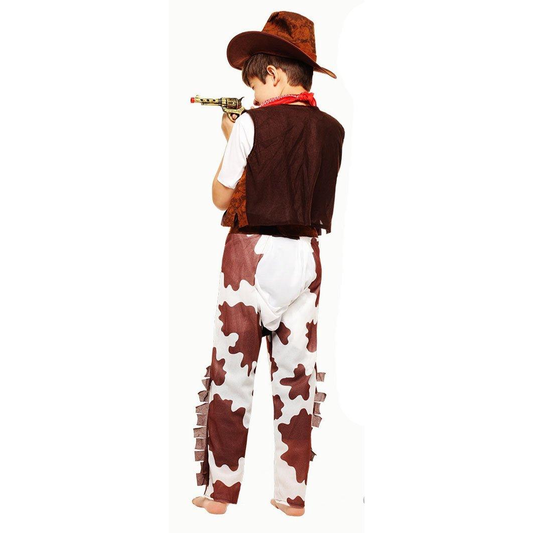 Matching outfit classic wild west fancy dress western cowboy stage costume - Pajamasbuy