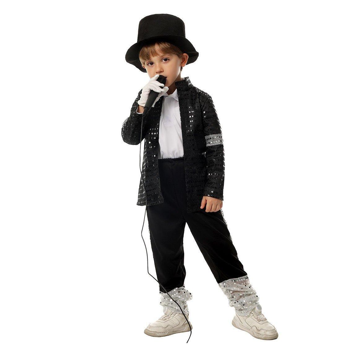 Michael Jackson Kids Performance Costume Tap Dance MJ Imitation Outfit - Pajamasbuy