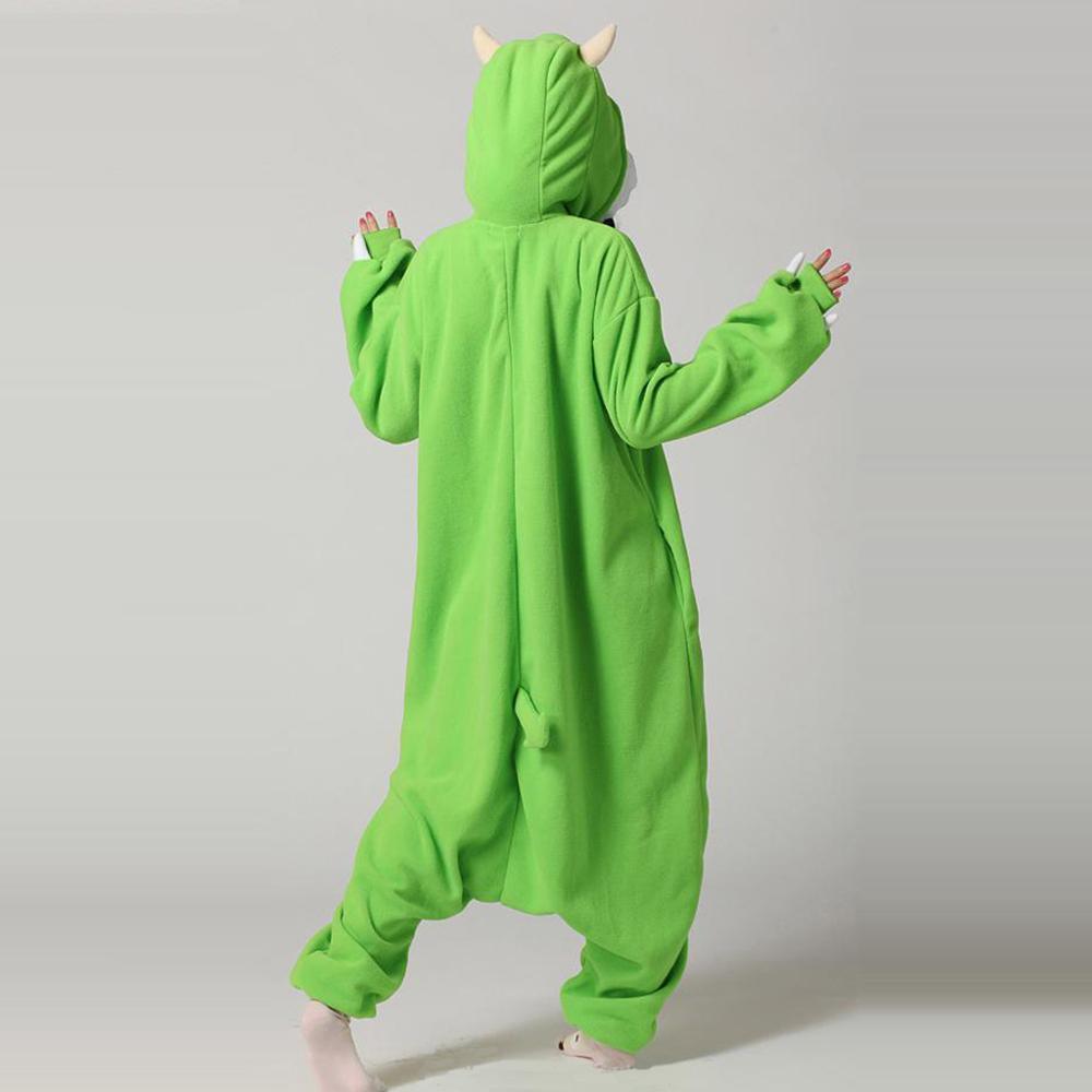 BuyMike Wazowski Monster University Kigurumi Onesies Pajamas Costume Now Cheaper With 3 - 5 Days Ship - PajamasBuy