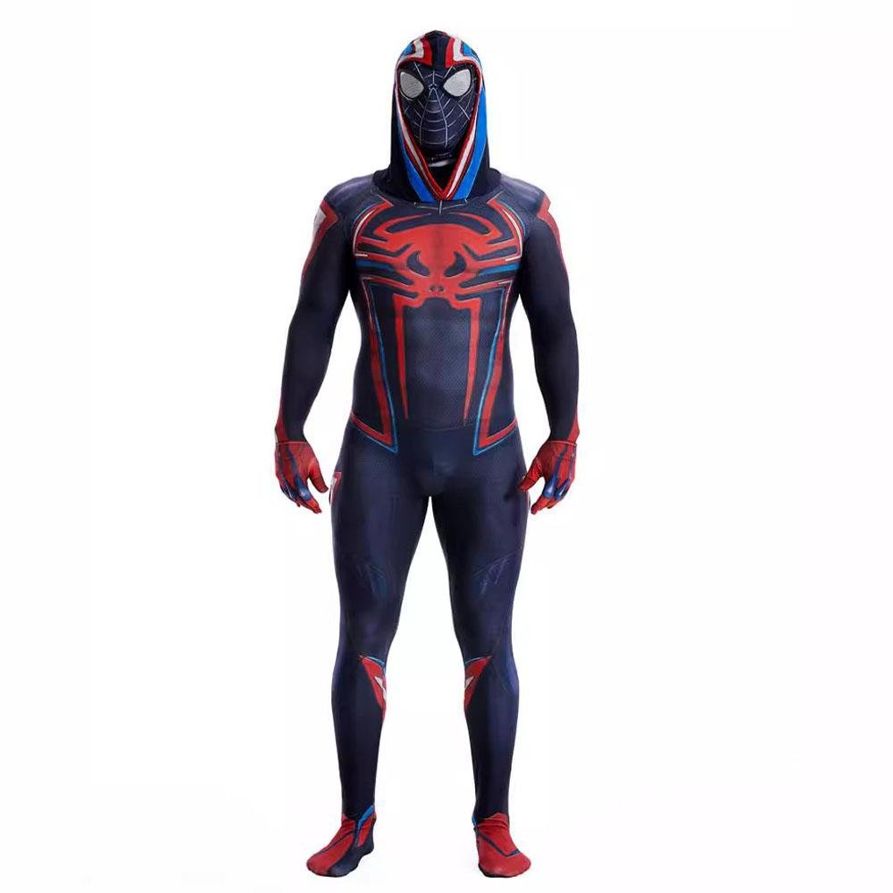 BuyMiles Morales Spider Man 2099 Costume Ultimate Cosplay PS5 Jumpsuit for Kids and Adults Now Cheaper With 3 - 5 Days Ship - PajamasBuy