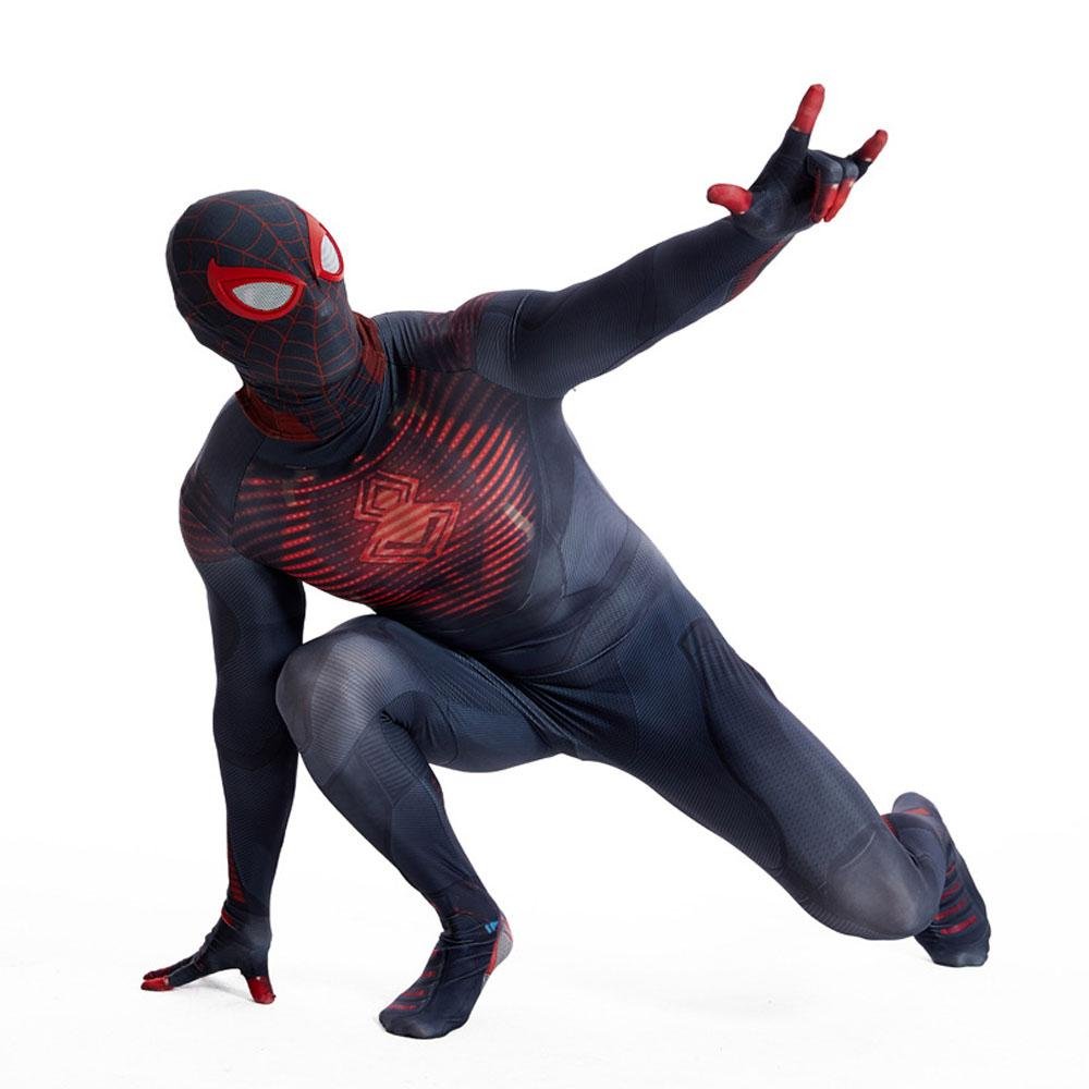 BuyMiles Morales Spider Man PS5 Cosplay Suit Ultimate Costume for Kids and Adults Now Cheaper With 3 - 5 Days Ship - PajamasBuy