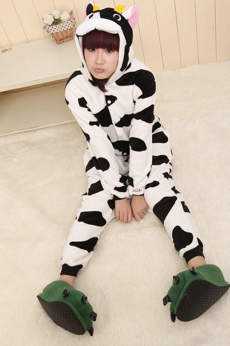 Milk Cow Animal Costume Pajamas Kigurumi for Adult - Pajamasbuy