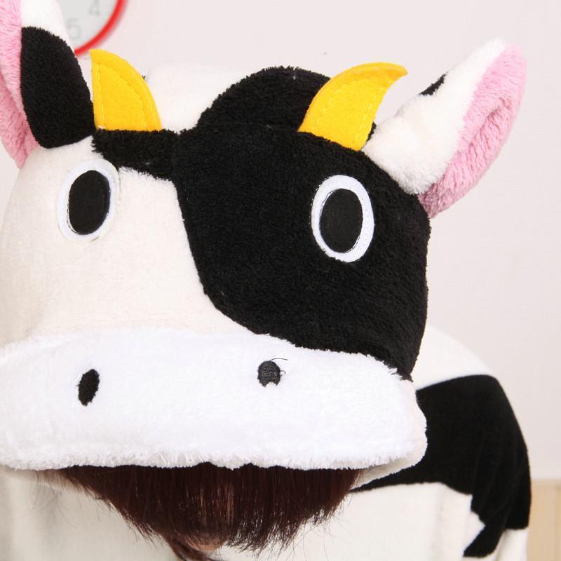 BuyMilk Cow Animal Costume Pajamas Kigurumi for Adult Now Cheaper With 3 - 5 Days Ship - PajamasBuy