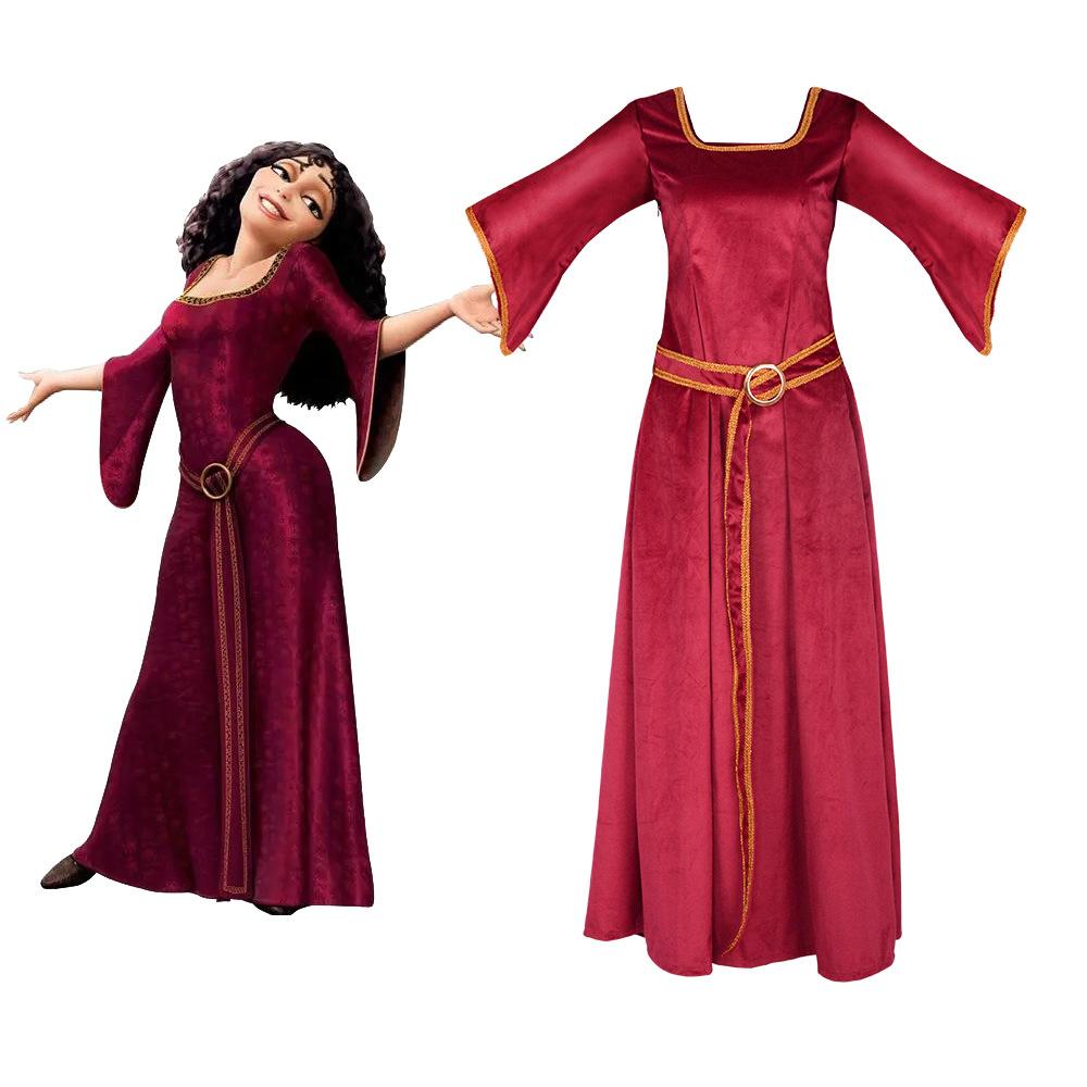 BuyMother Gothel Costume Dress for Women From Tangled Now Cheaper With 3 - 5 Days Ship - PajamasBuy