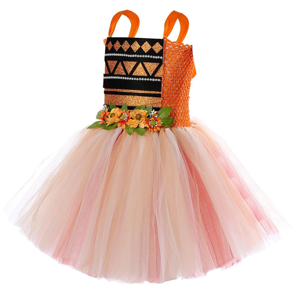 BuyMovie Moana Princess Dress Sweet Flower Fairy dress party runway dress Now Cheaper With 3 - 5 Days Ship - PajamasBuy