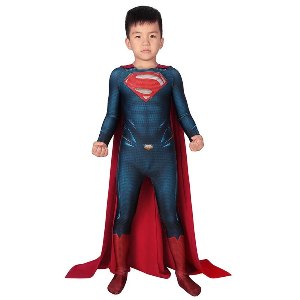 BuyMovie Superman Costumes David Corenswet Cosplay Jumpsuit For Kids Now Cheaper With 3 - 5 Days Ship - PajamasBuy