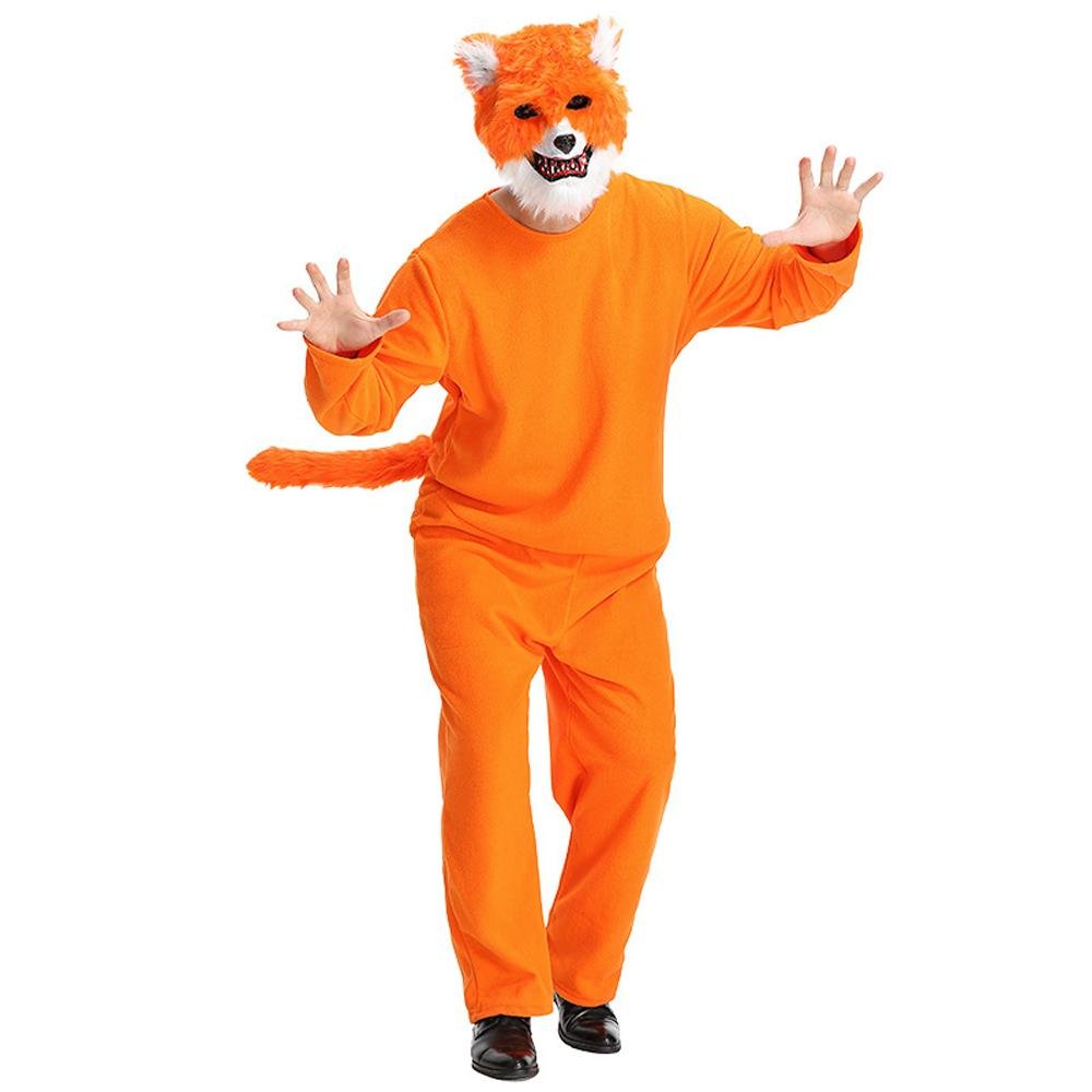 BuyMr. Sly Fox Animal Adult Jumpsuit Cosplay Costume Carnival Now Cheaper With 3 - 5 Days Ship - PajamasBuy