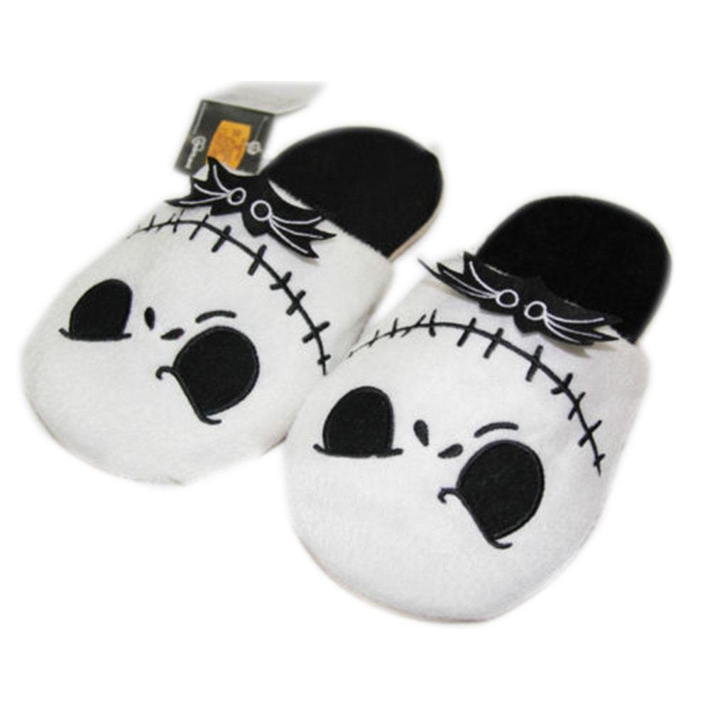 Nightmare Jack Skellington Soft Warm Slippers Indoor Plush Shoes - Pajamasbuy