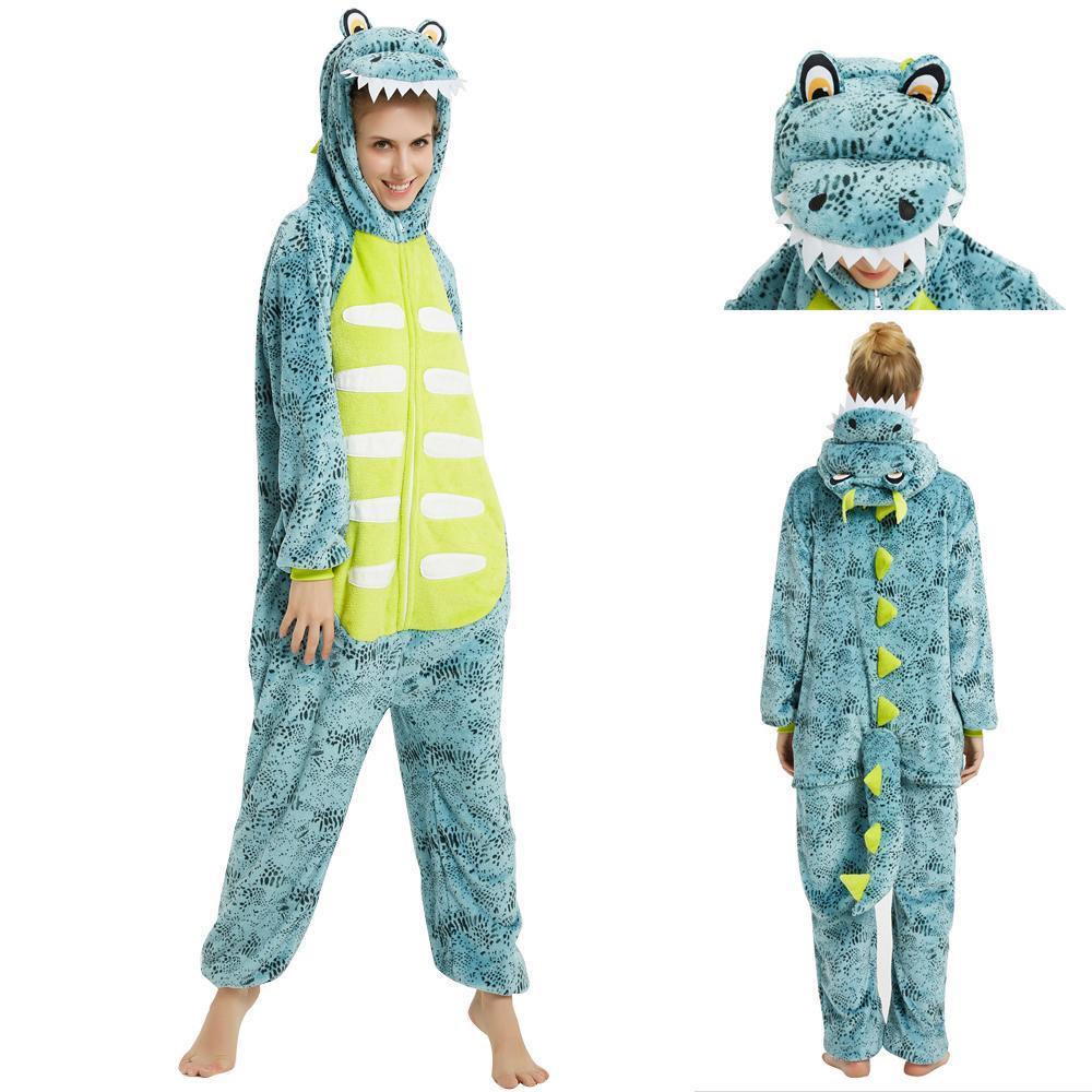 BuyOnesie Kigurumi Pajamas Print Frog Adult's Flannel blue Frog Winter Sleepwear Animal Costume Now Cheaper With 3 - 5 Days Ship - PajamasBuy