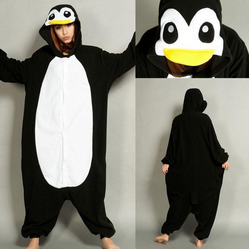 Penguin Onesies Hoodie Pajamas Animal Kigurumi Costume - Pajamasbuy