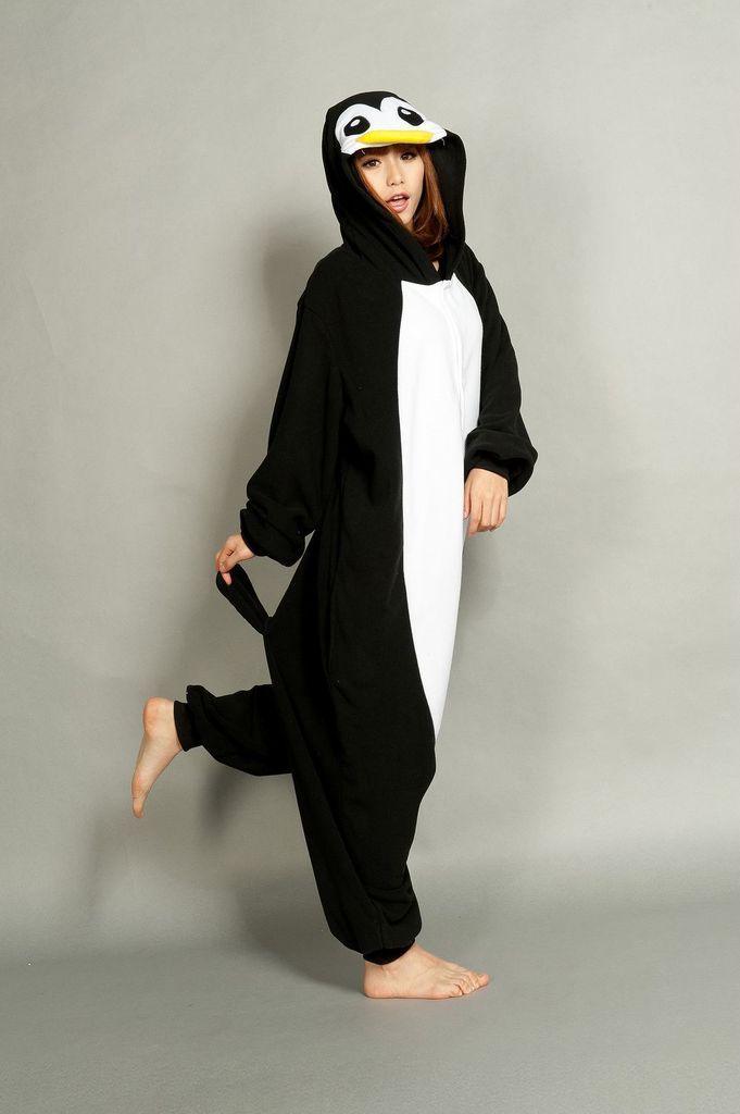 Penguin Onesies Hoodie Pajamas Animal Kigurumi Costume - Pajamasbuy