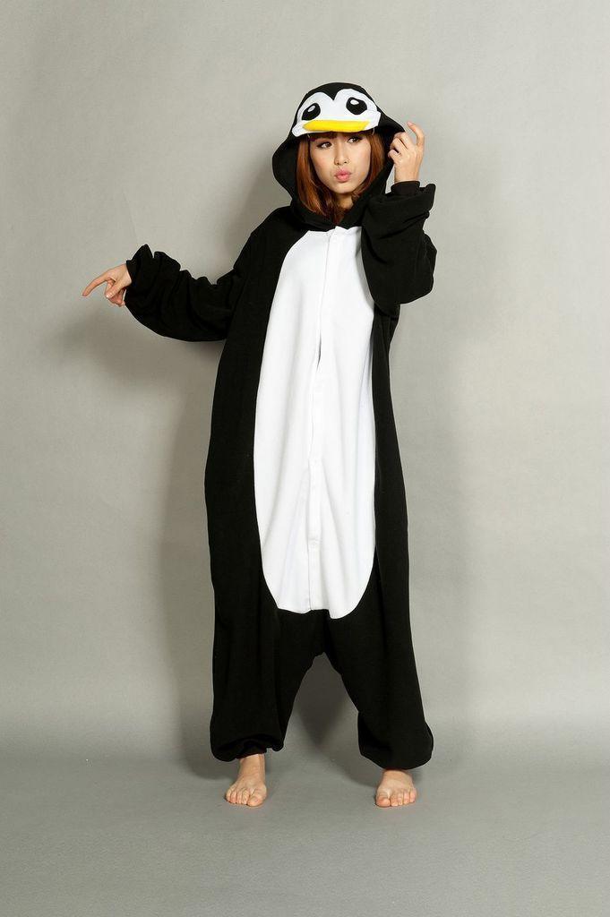 Penguin Onesies Hoodie Pajamas Animal Kigurumi Costume - Pajamasbuy