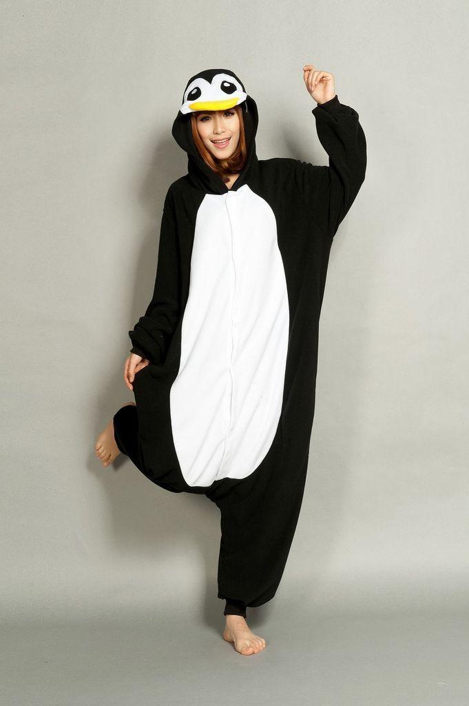 Penguin Onesies Hoodie Pajamas Animal Kigurumi Costume - Pajamasbuy