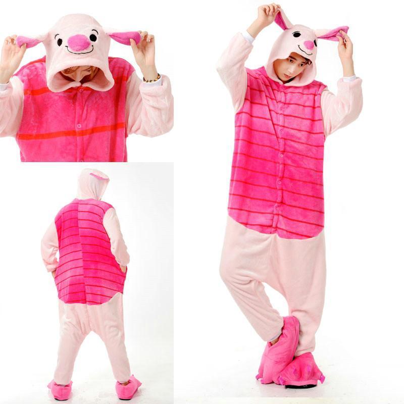 BuyPiglet Onesies Kigurumi Pajamas Pyjama Animal Costume Now Cheaper With 3 - 5 Days Ship - PajamasBuy