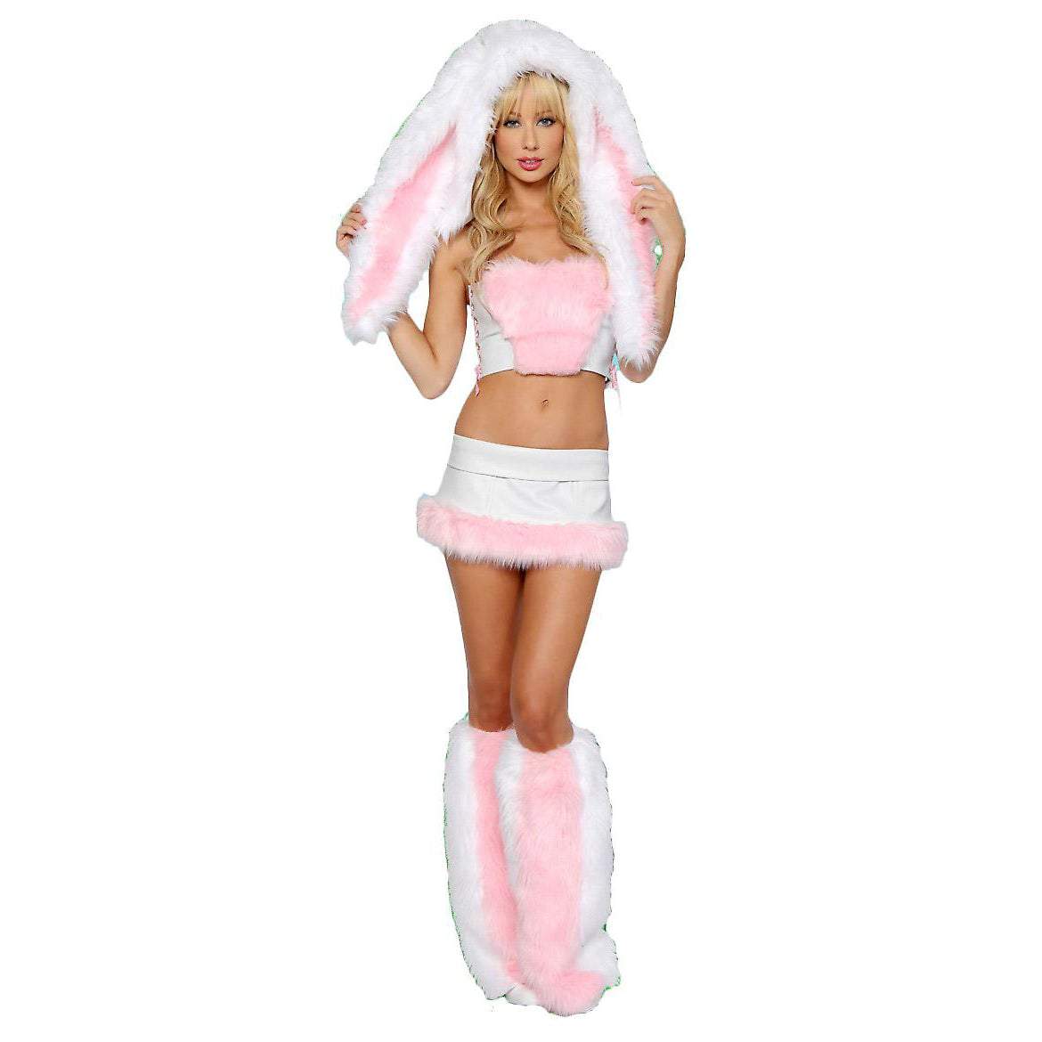 BuyPink Cute Floppy Bunny Rabbit Corset Easter Costume Halloween Cosplay Now Cheaper With 3 - 5 Days Ship - PajamasBuy