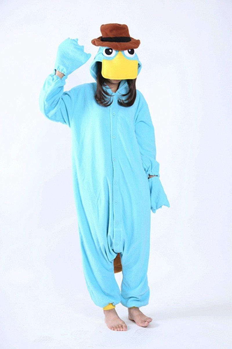 Platypus Cartoon Animal Onesies Hoodie Kigurumi Pajamas - Pajamasbuy