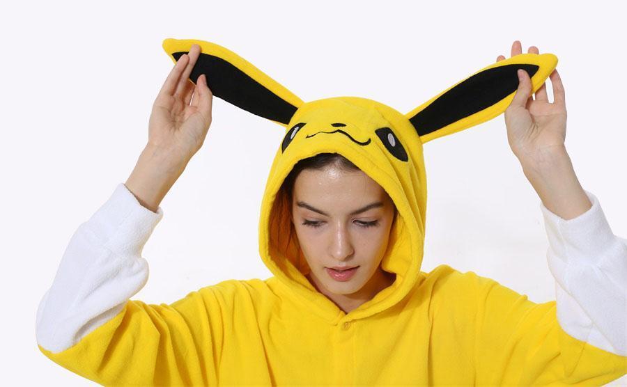 BuyPokemon Jolteon Eevee Kigurumi Onesie Hoodie Costume Pajamas Now Cheaper With 3 - 5 Days Ship - PajamasBuy