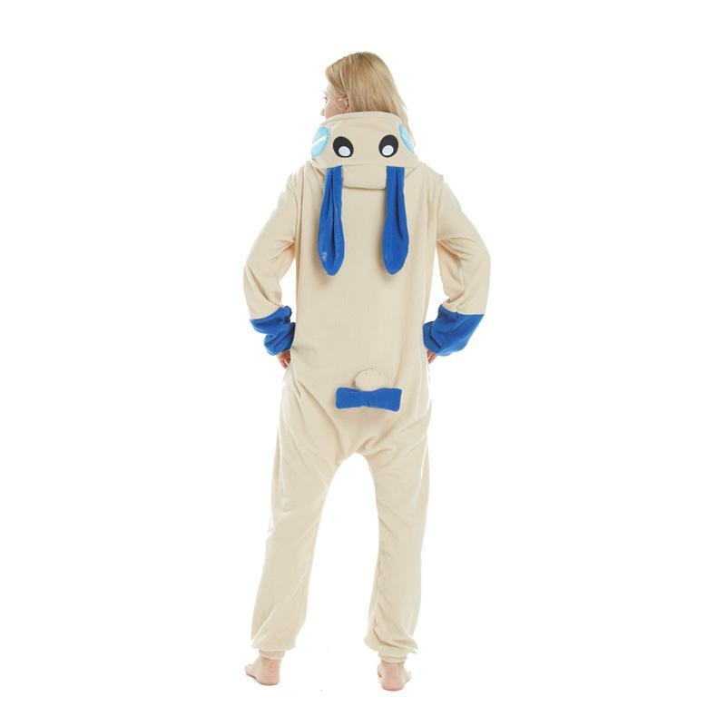 BuyPokemon Minun Adult Rabbit Kigurumi Onesies Pajamas Animal Costume Now Cheaper With 3 - 5 Days Ship - PajamasBuy