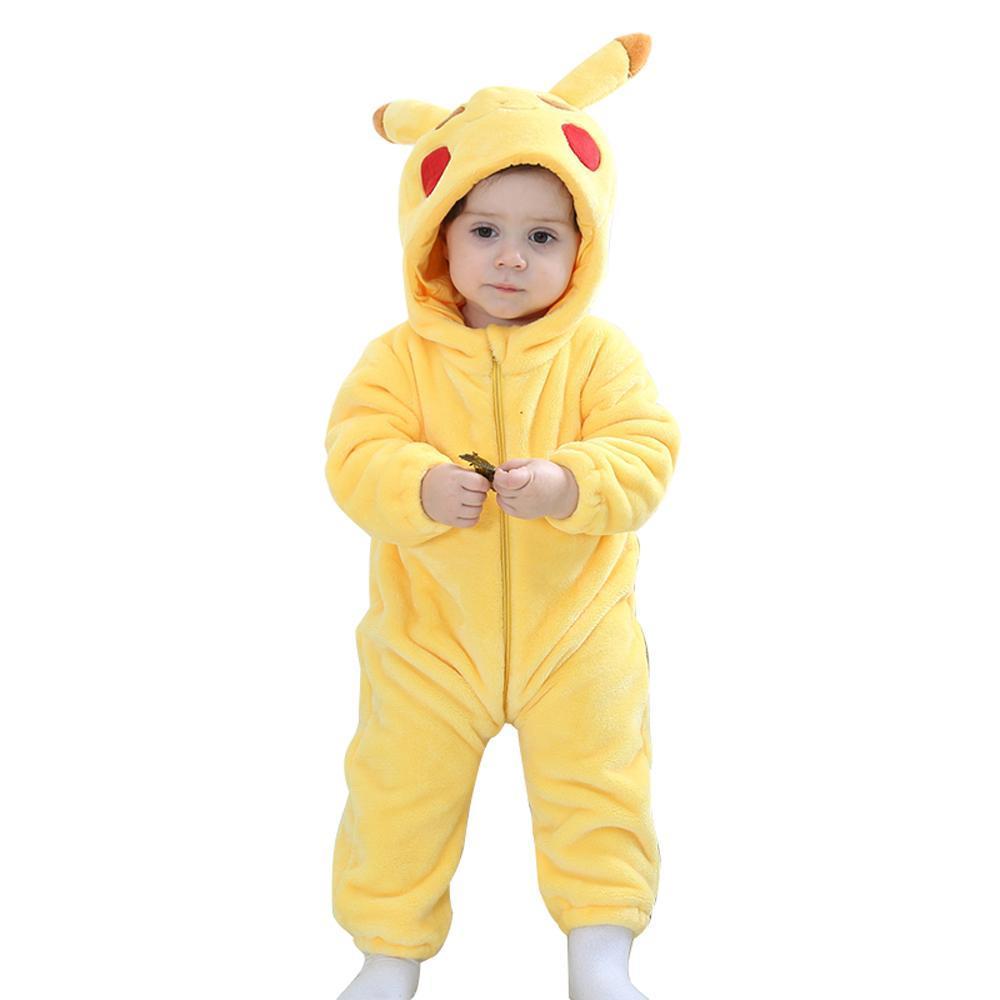 BuyPokemon Pikachu Baby Infant Toddler Kigurumi Animal onesies Pajamas Costumes Now Cheaper With 3 - 5 Days Ship - PajamasBuy