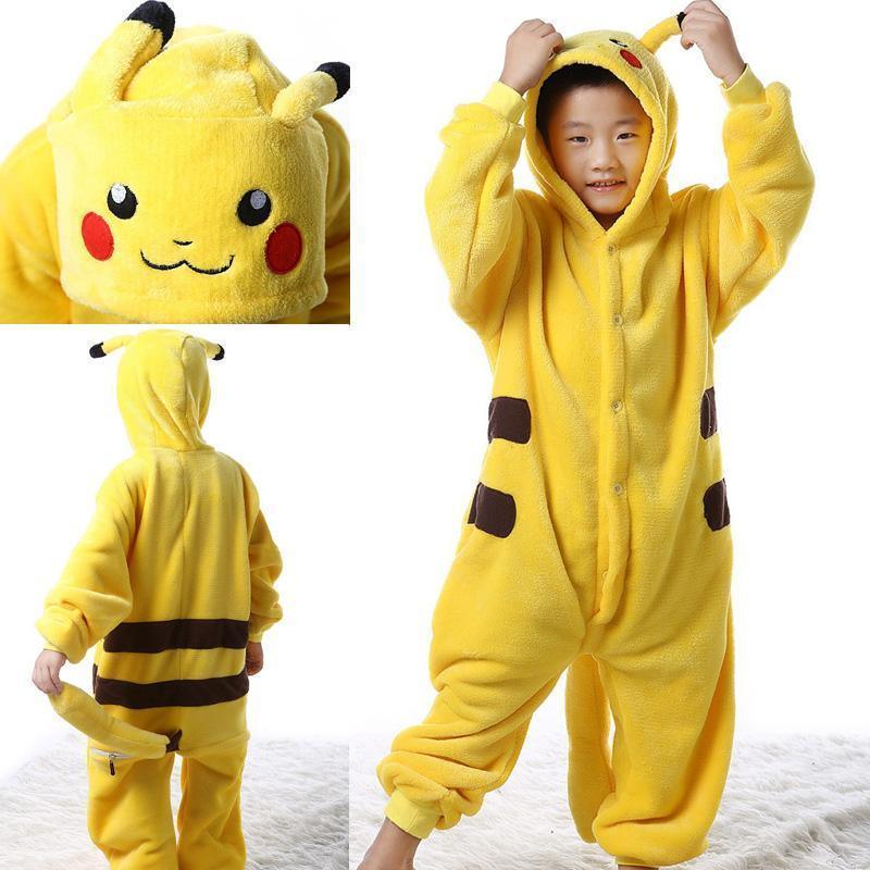 Pokemon Pikachu Kigurumionesies for Kids Animal Pajamas Costumes - Pajamasbuy