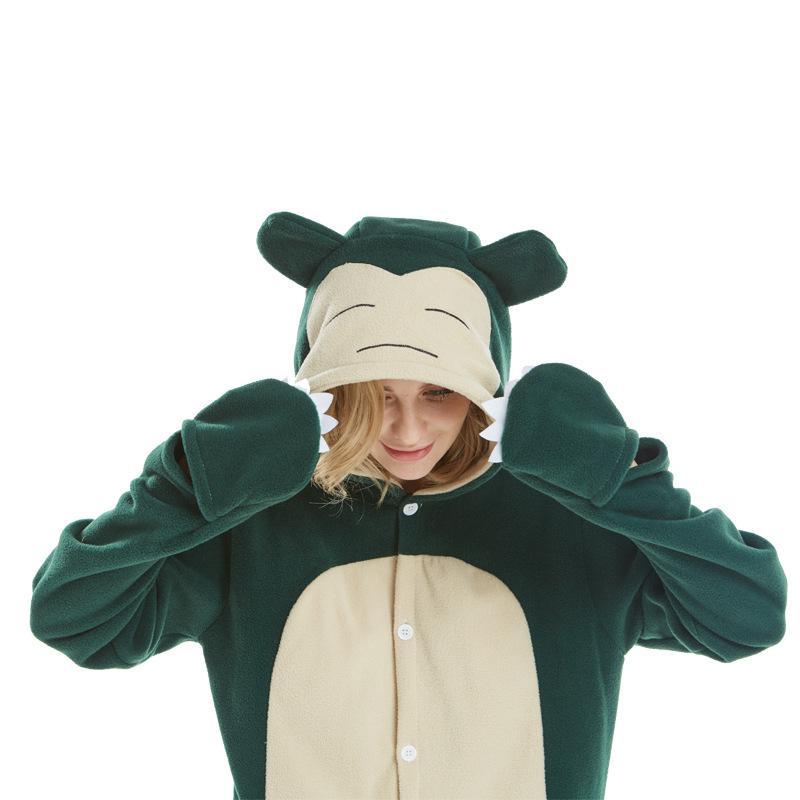 BuyPokemon Snorlax Animal Kigurumi Onesies Pajamas For Adult Now Cheaper With 3 - 5 Days Ship - PajamasBuy