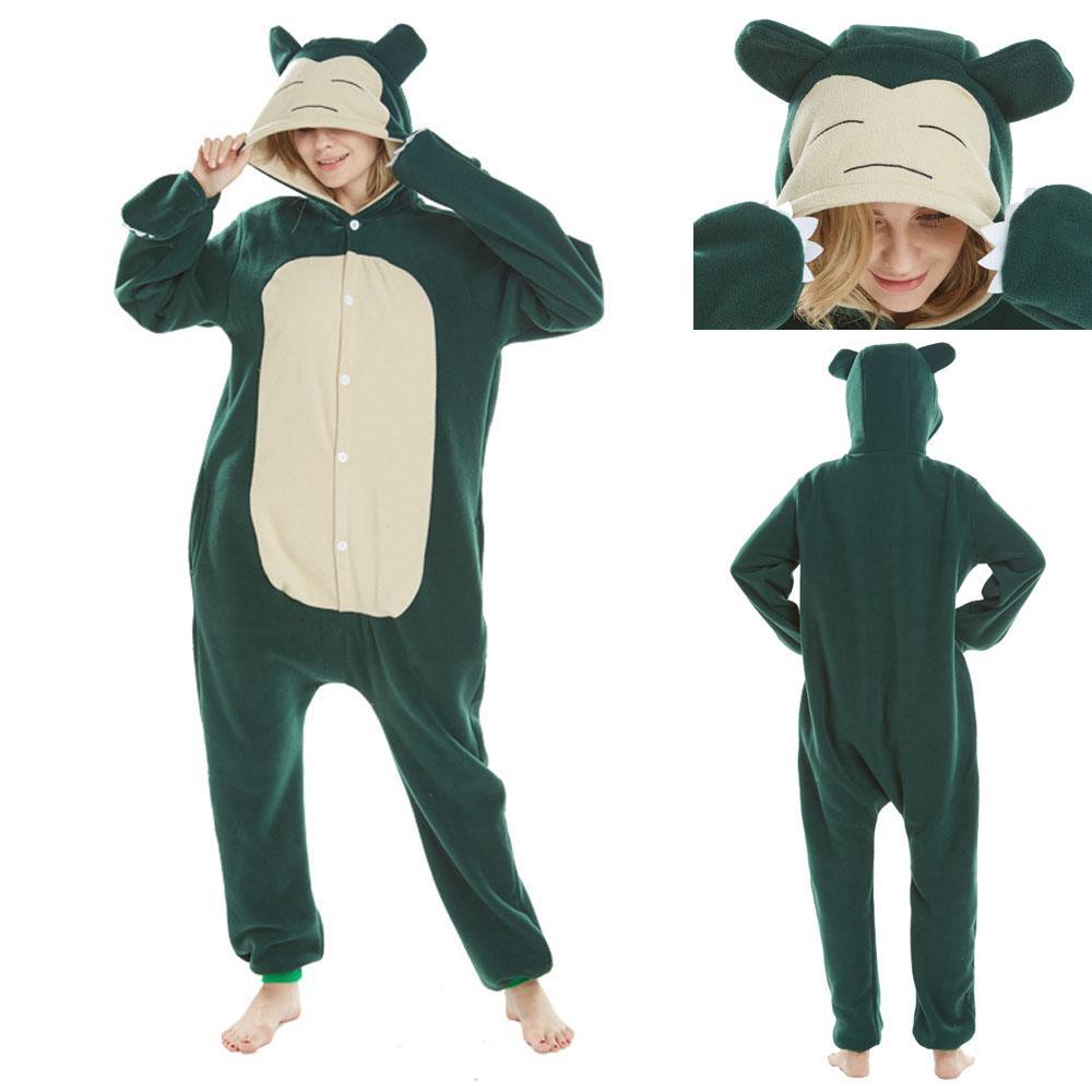 BuyPokemon Snorlax Animal Kigurumi Onesies Pajamas For Adult Now Cheaper With 3 - 5 Days Ship - PajamasBuy