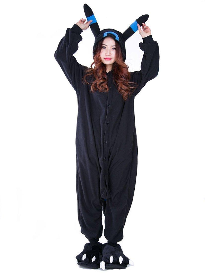 Pokemon Umbreon Eevee Kigurumi Onesie Hoodie Costume Pajamas - Pajamasbuy