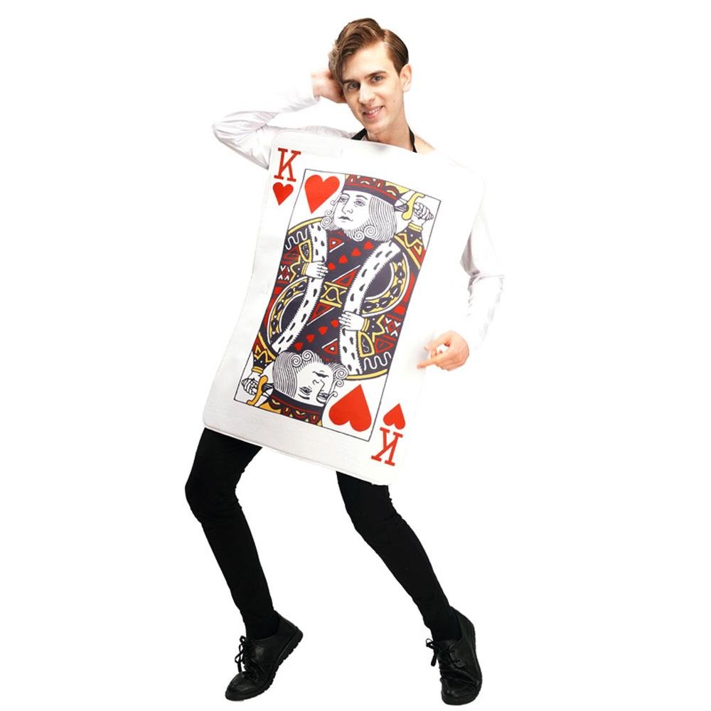 BuyPoker Couples Funny Queen Clubs King of Hearts Cosplay Costume Halloween Carnival Suit Now Cheaper With 3 - 5 Days Ship - PajamasBuy