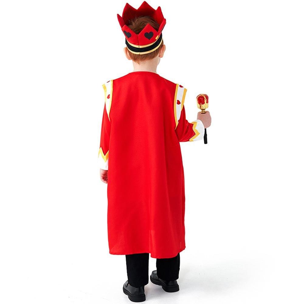 Poker Kingdom Red King Children Halloween carnival costume for kids - Pajamasbuy