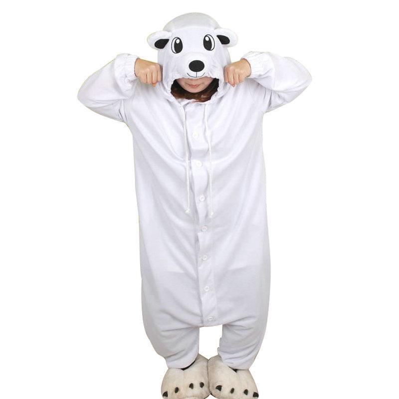 Polar Bear Animal Onesies Pajamas Kigurumi Costume - Pajamasbuy