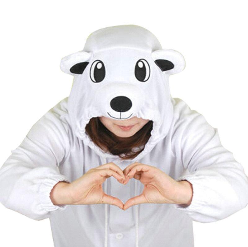 Polar Bear Animal Onesies Pajamas Kigurumi Costume - Pajamasbuy