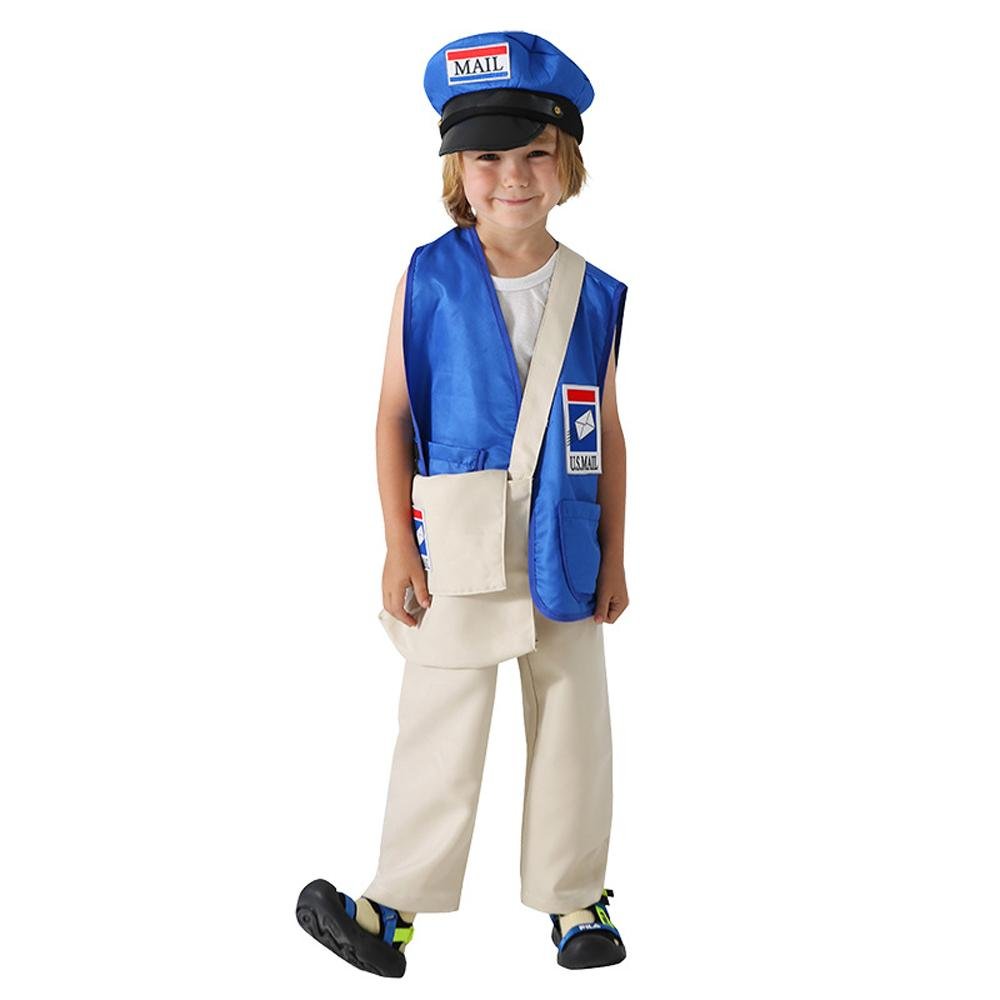 BuyPostman Courier Uniform Kids Party Suit Cosplay Costumes Halloween Now Cheaper With 3 - 5 Days Ship - PajamasBuy