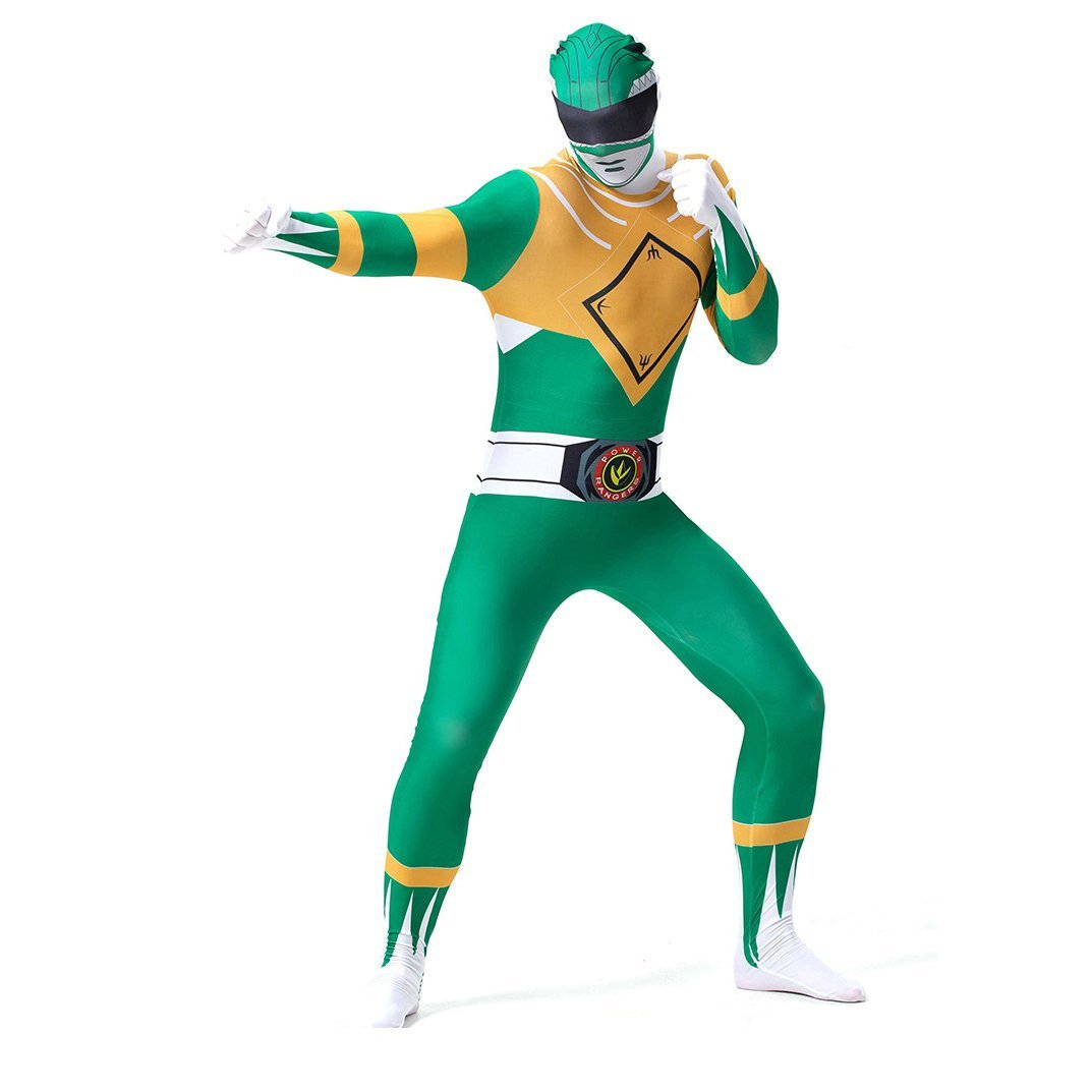 BuyPower Ranger Zentai Bodysuit Halloween Cosplay Costume Now Cheaper With 3 - 5 Days Ship - PajamasBuy