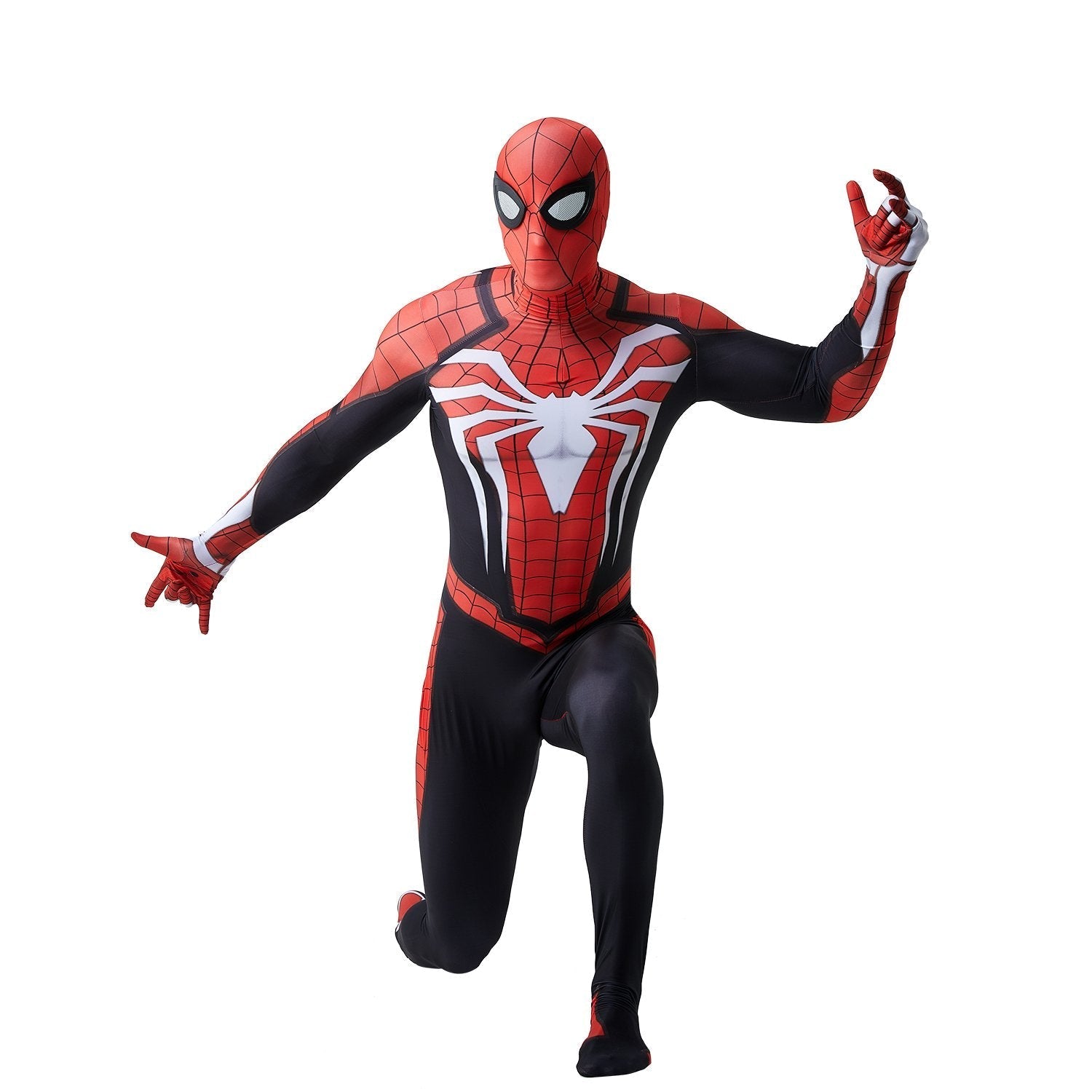 BuyPS4 Spider - Man Game Tight Jumpsuit Cosplay Costume for Adults and Kids Now Cheaper With 3 - 5 Days Ship - PajamasBuy