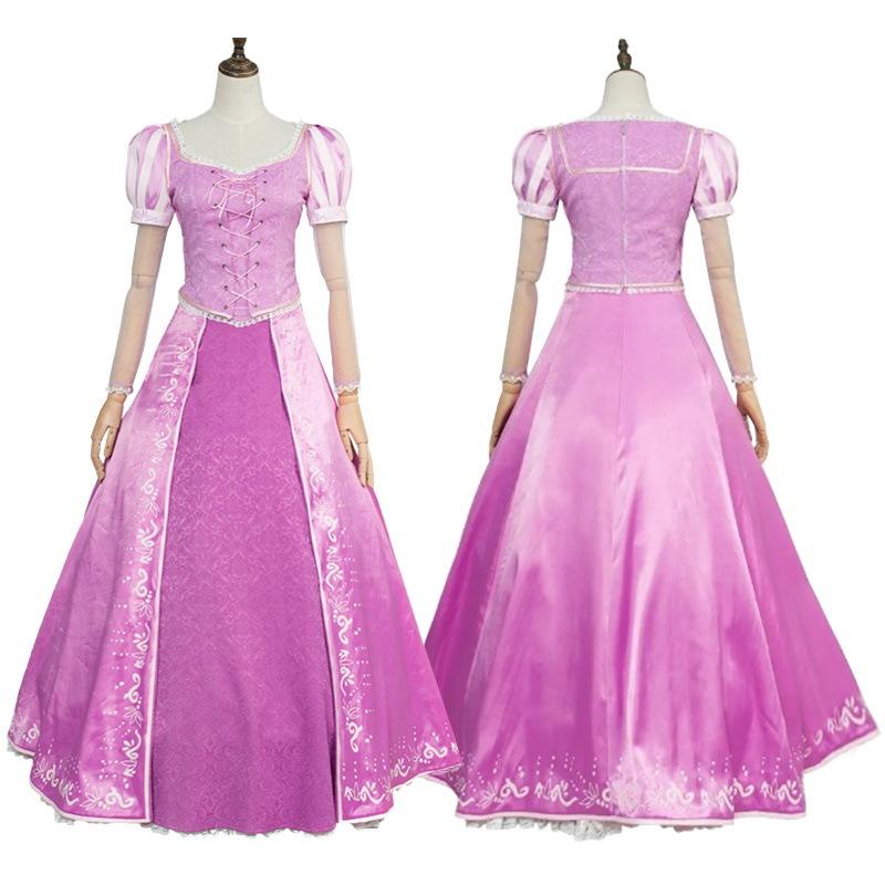 BuyRapunzel Halloween Costume Tangled Princess Cosplay Dress for Women Now Cheaper With 3 - 5 Days Ship - PajamasBuy