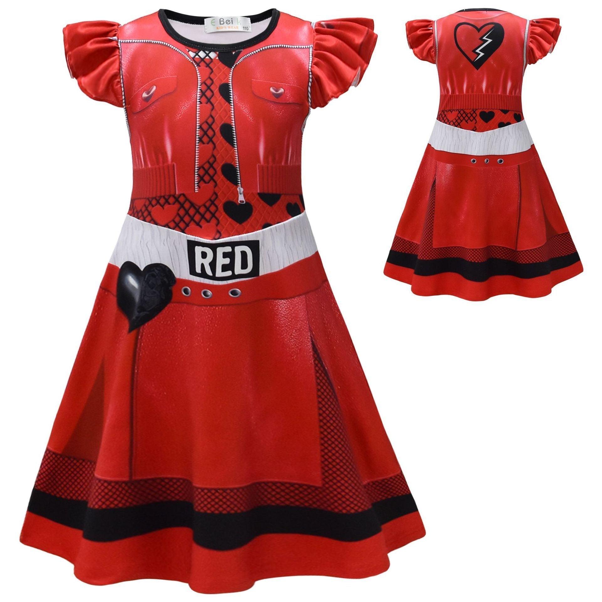 Red from Descendants 4 Queen of Hearts Costume Dresses - Pajamasbuy