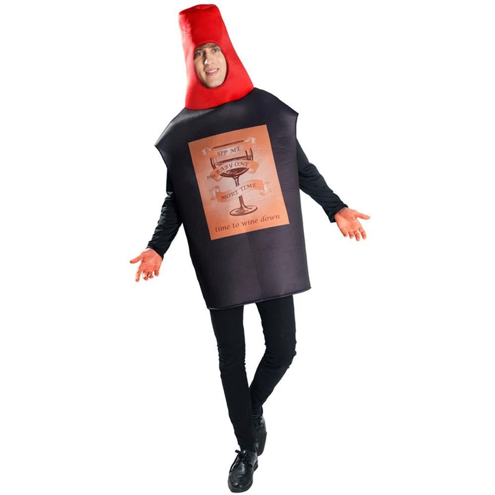 BuyRed wine bottle cheese adult children couple funny party Costume Now Cheaper With 3 - 5 Days Ship - PajamasBuy