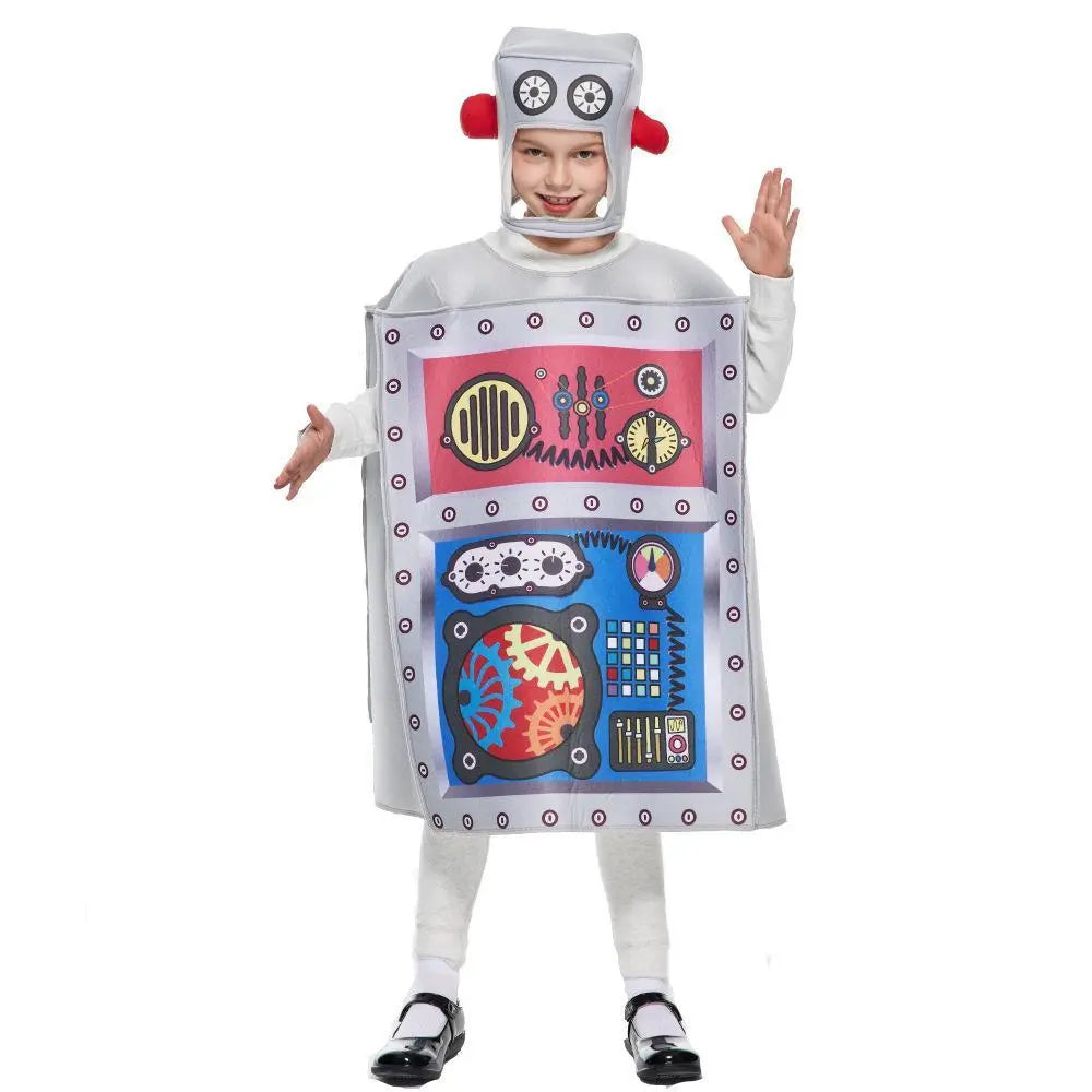 robot Cosplay Compound Sponge Party halloween Costumes for Kids - Pajamasbuy