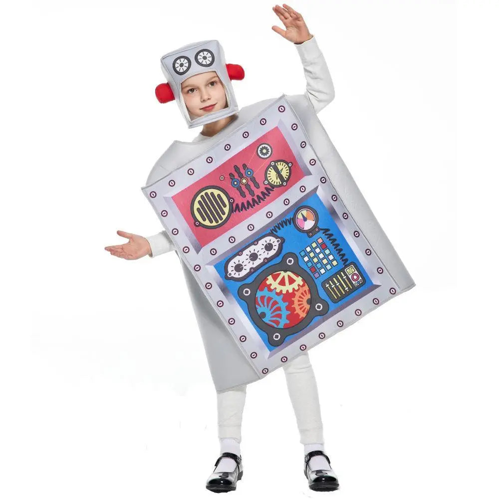 robot Cosplay Compound Sponge Party halloween Costumes for Kids - Pajamasbuy