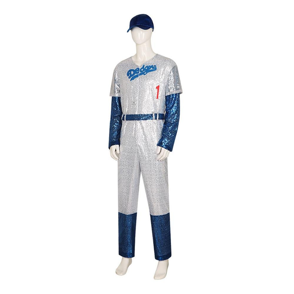 BuyRocketman Elton John Dodgers Baseball Uniform Halloween Carnival Suit Cosplay Costume Now Cheaper With 3 - 5 Days Ship - PajamasBuy