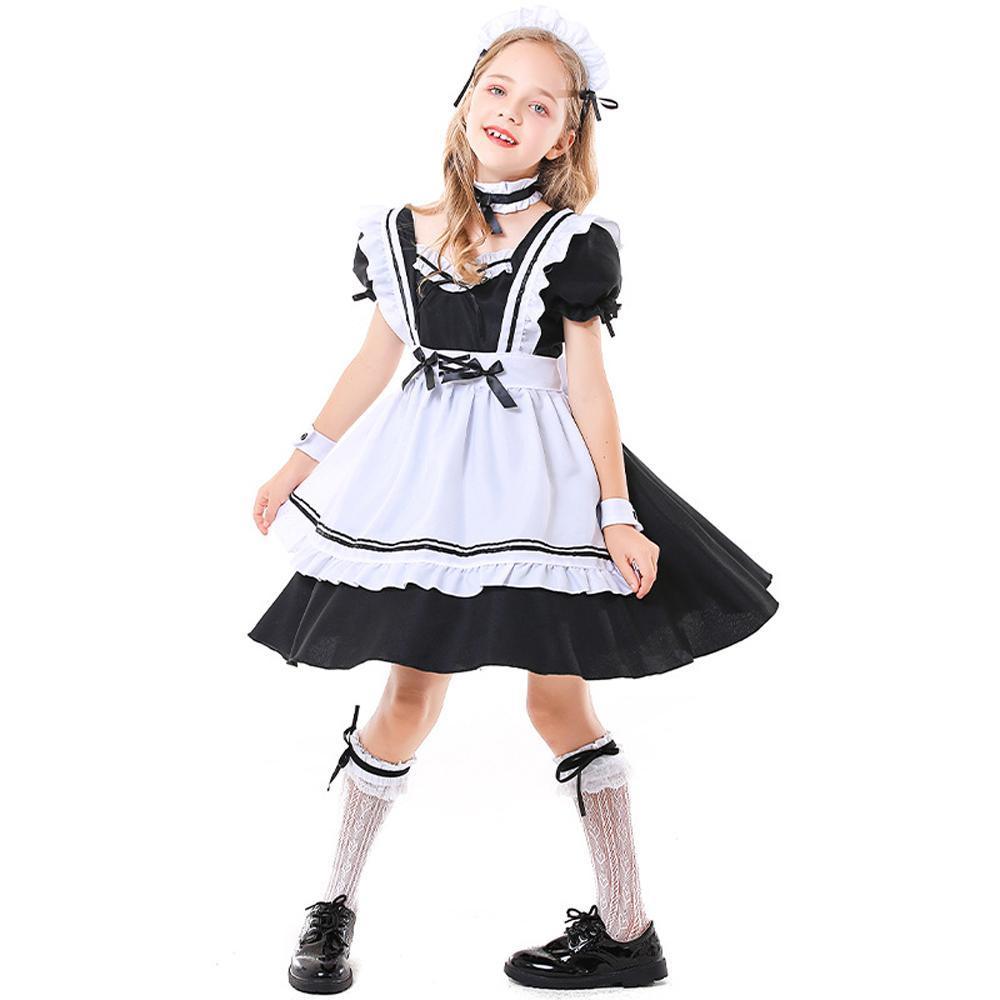 Role maid playing black and white maid suit - Pajamasbuy