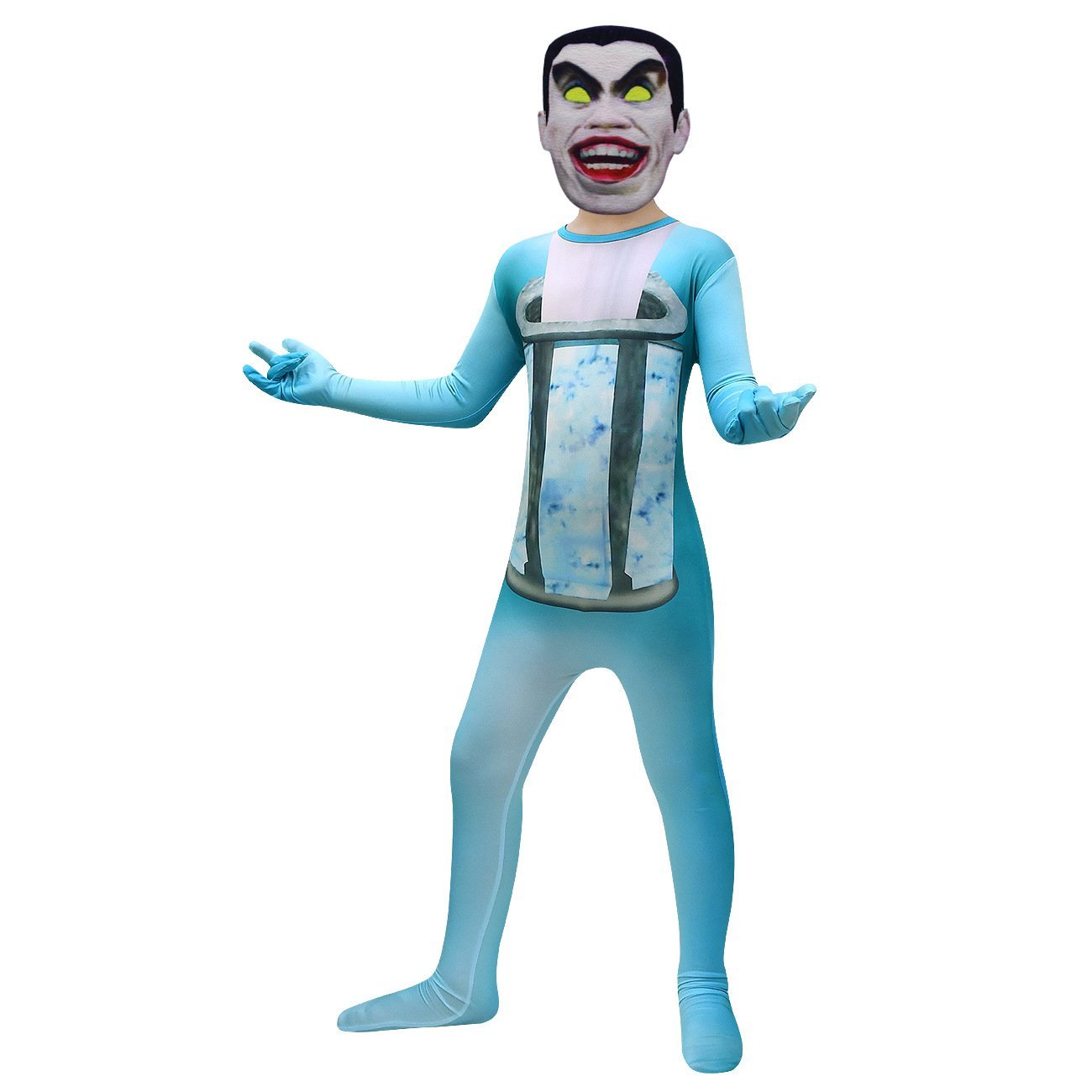 BuySkibidi Toilet Blue Jumpsuit Titan Tv man Cosplay Costume For Kids Now Cheaper With 3 - 5 Days Ship - PajamasBuy