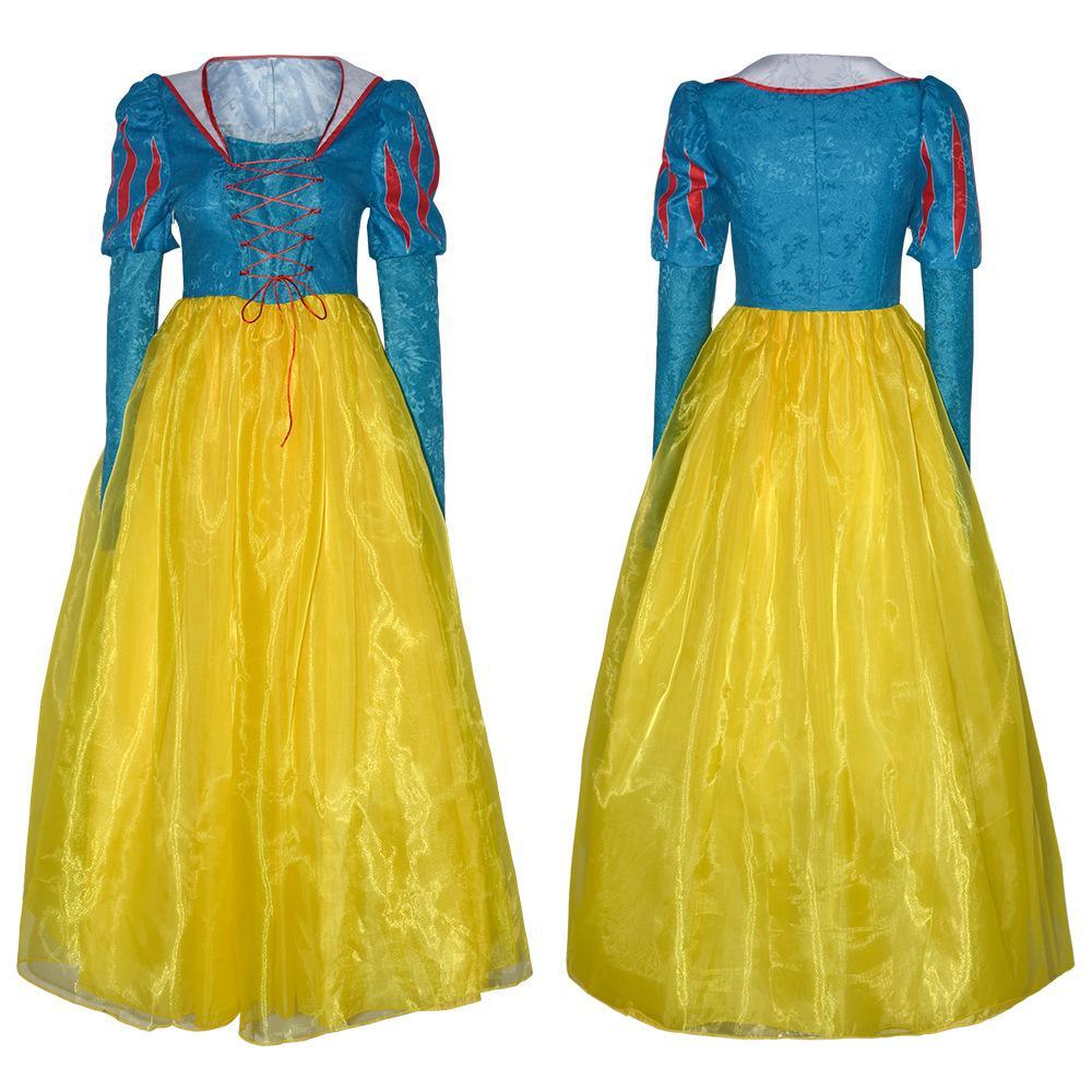 Snow White Princess Dress Cosplay Costume Carnival For Adult - Pajamasbuy